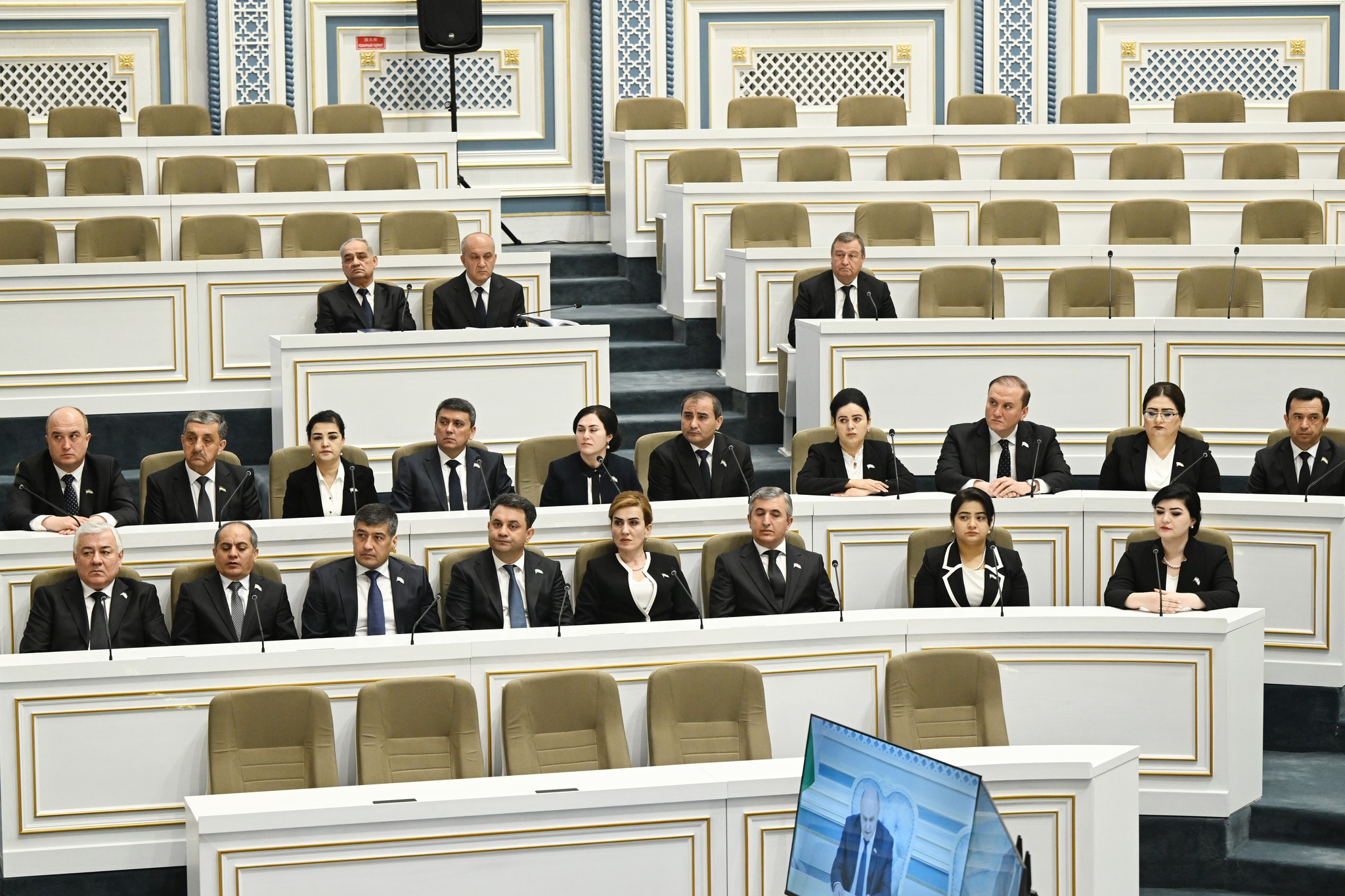 ﻿Иштирок дар Иҷлосияи якуми Маҷлиси намояндагони Маҷлиси Олии Ҷумҳурии Тоҷикистон даъвати ҳафтум img