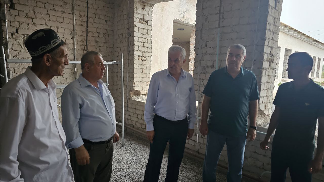 БОЗДИД АЗ РАФТИ КОРҲОИ ТАЪМИРУ АЗНАВСОЗӢ ДАР МУАССИСАИ ТАЪЛИМӢ img