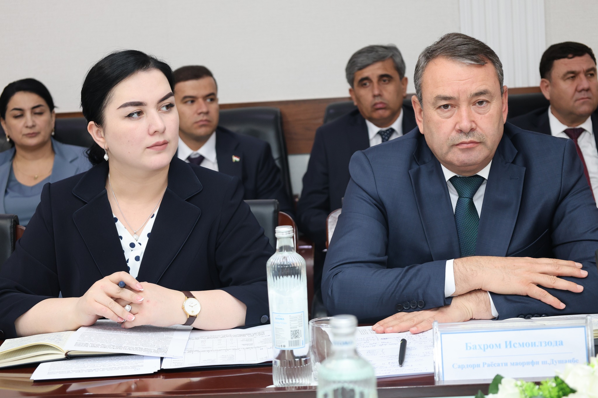 ҶАЛАСАИ КОРӢ ОИД БА РАФТИ ТАТБИҚИ БАРНОМАҲОИ ДАВЛАТӢ ДАР САМТИ ТАҲСИЛОТИ ТОМАКТАБӢ img
