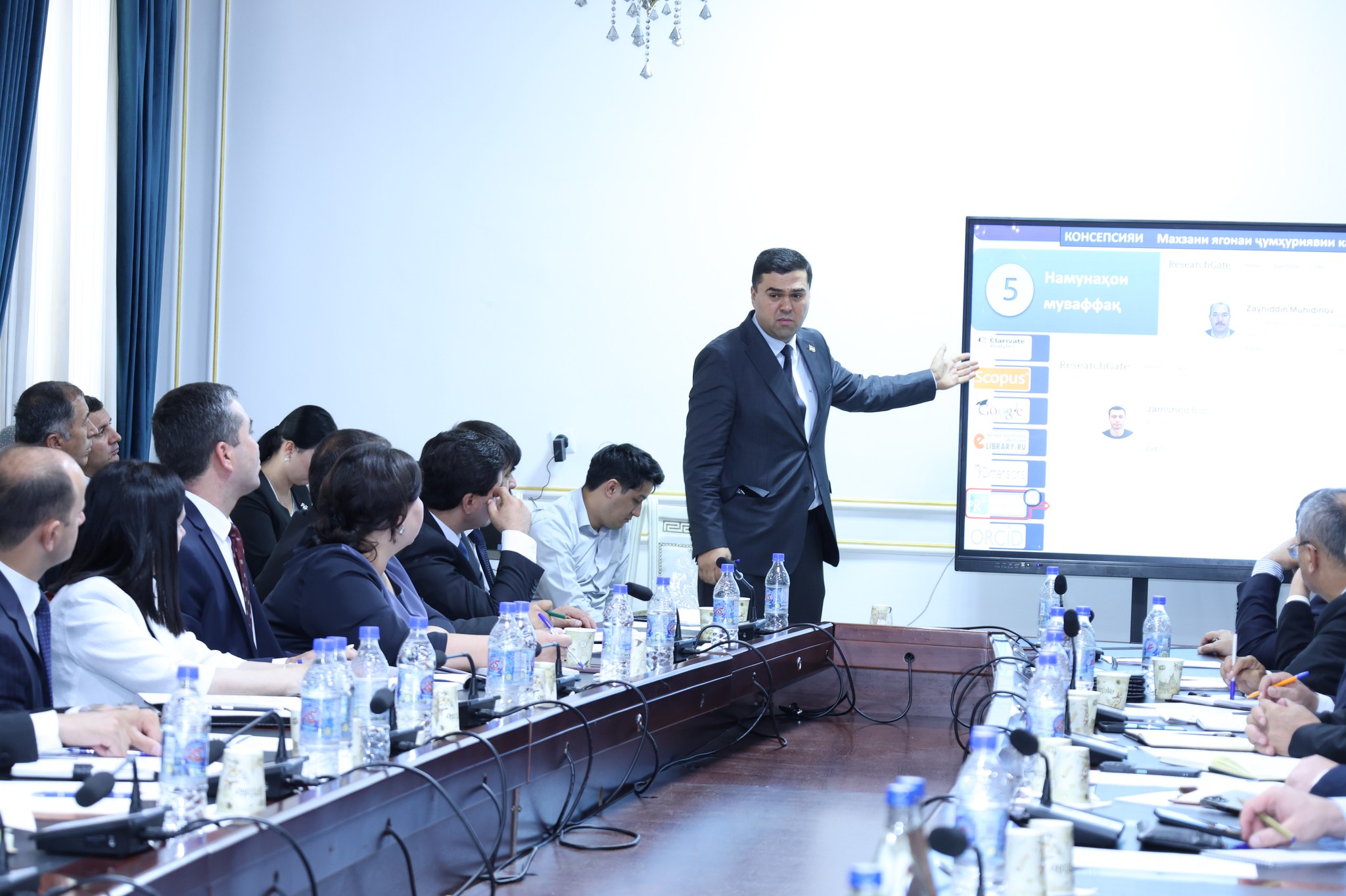 ҶАЛАСАИ ШУРОИ МУОВИНОНИ РЕКТОР ОИД БА ИЛМ ВА ИННОВАТСИЯИ МУАССИСАҲОИ ТАҲСИЛОТИ ОЛИИ КАСБӢ БАРГУЗОР ГАРДИД img