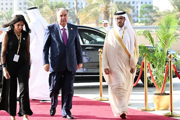 ﻿Иштирок дар ҳамоиши Созмони Милали Муттаҳид оид ба рушди иҷтимоӣ дар шаҳри Давҳаи Давлати Қатар img