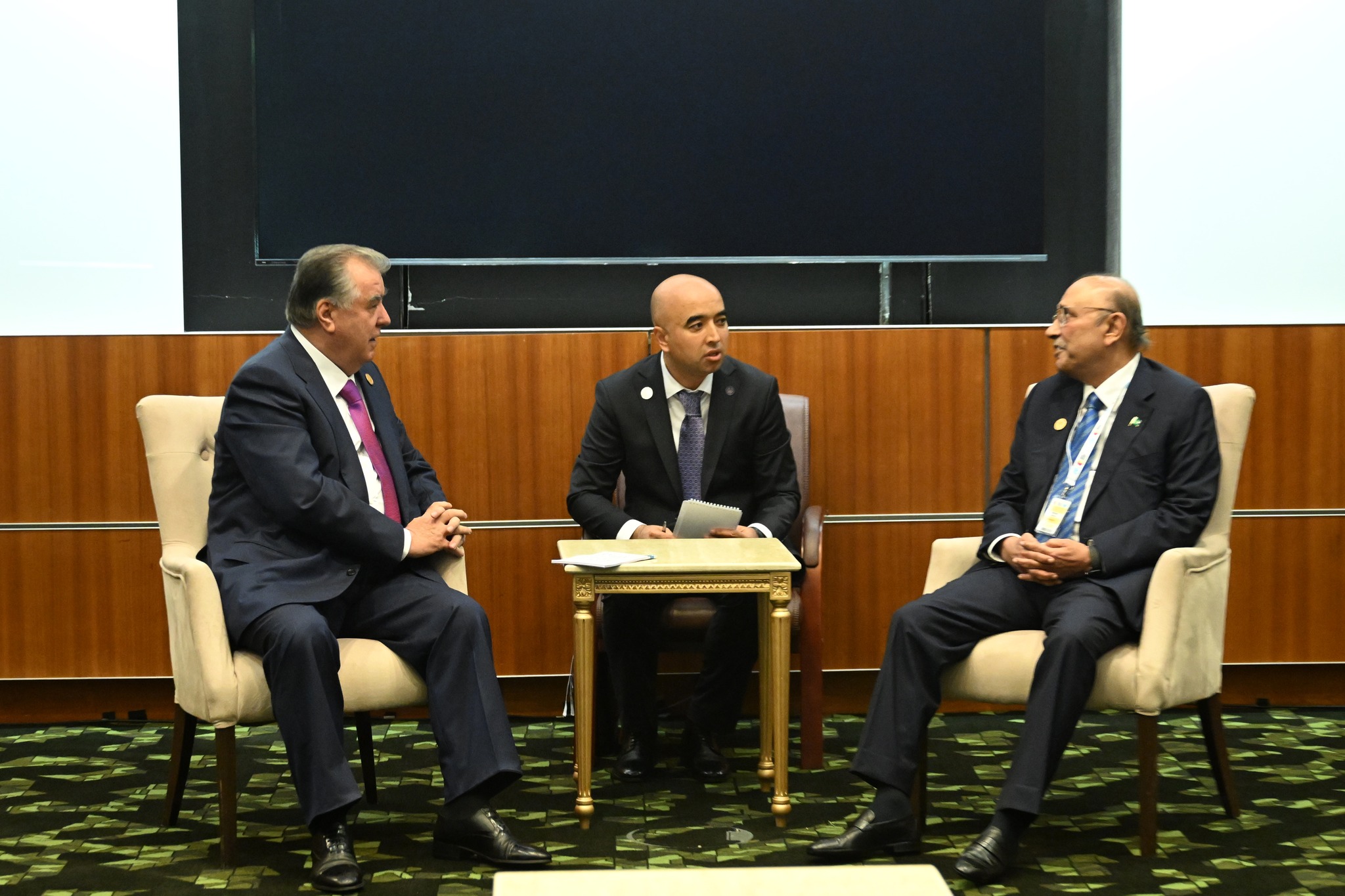 ﻿Вохӯрӣ бо Президенти Ҷумҳурии Исломии Покистон Осиф Алӣ Зардорӣ img