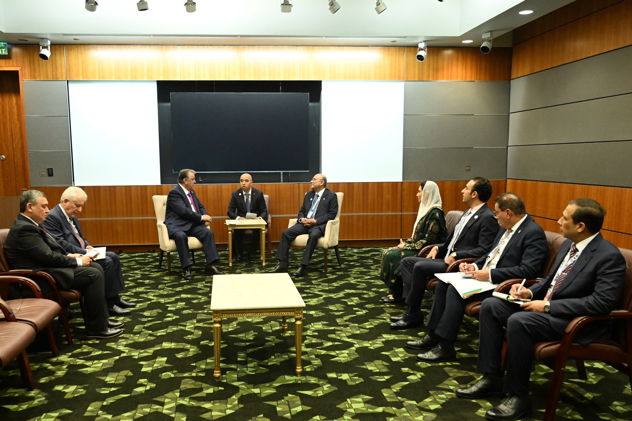 ﻿Вохӯрӣ бо Президенти Ҷумҳурии Исломии Покистон Осиф Алӣ Зардорӣ img