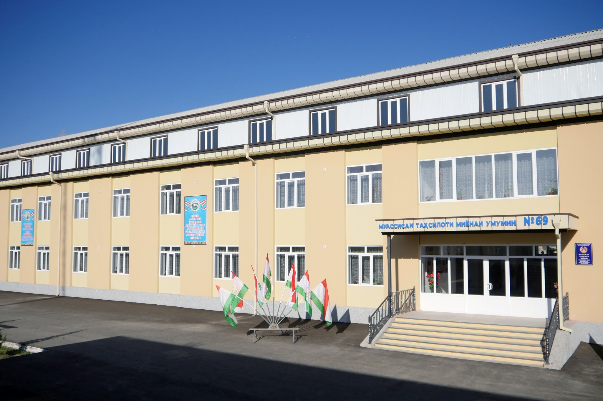 Ифтитоҳи маҷозии 2 муассисаи тандурустӣ, 1 бонк, 4 муассисаи таҳсилоти миёнаи умумӣ ва 3 кӯдакистон дар шаҳри Истаравшан img