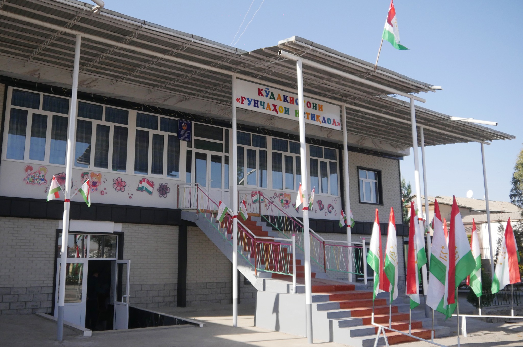 Ифтитоҳи маҷозии 2 муассисаи тандурустӣ, 1 бонк, 4 муассисаи таҳсилоти миёнаи умумӣ ва 3 кӯдакистон дар шаҳри Истаравшан img