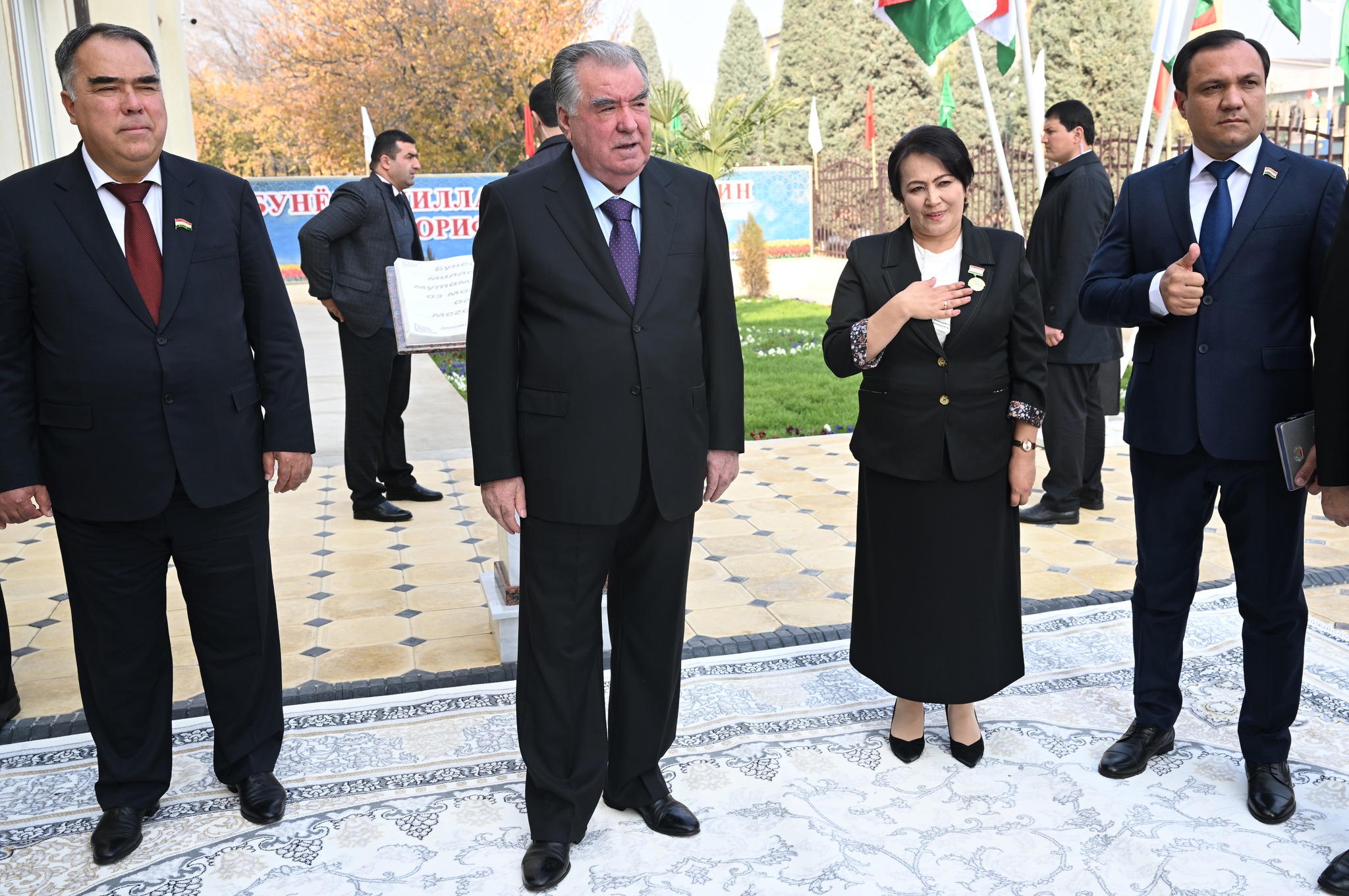 ﻿Ифтитоҳи бинои Шуъбаи маориф дар ноҳияи Ҷаббор Расулов img