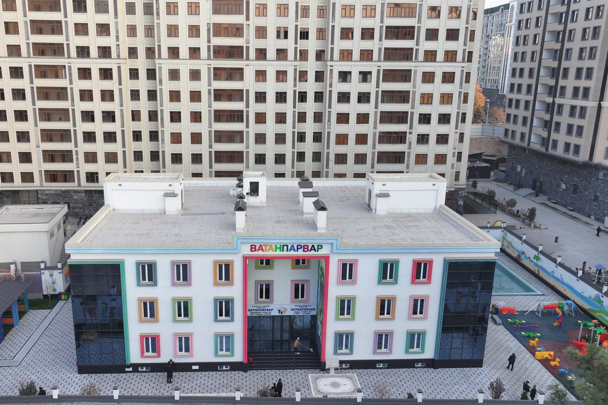 ﻿Ифтитоҳи Муассисаи таҳсилоти томактабии хусусии Ватанпарвар дар ноҳияи Шоҳмансур img