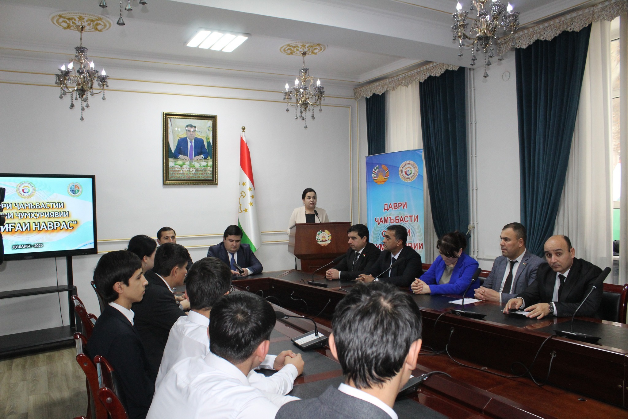 ﻿БАРГУЗОРИИ ДАВРИ НИҲОИИ ОЗМУНИ ҶУМҲУРИЯВИИ «НОБИҒАИ НАВРАС» img