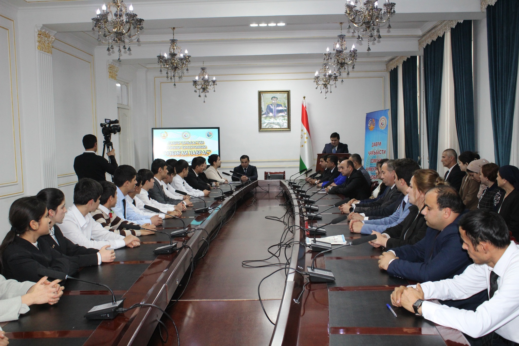 ﻿БАРГУЗОРИИ ДАВРИ НИҲОИИ ОЗМУНИ ҶУМҲУРИЯВИИ «НОБИҒАИ НАВРАС» img