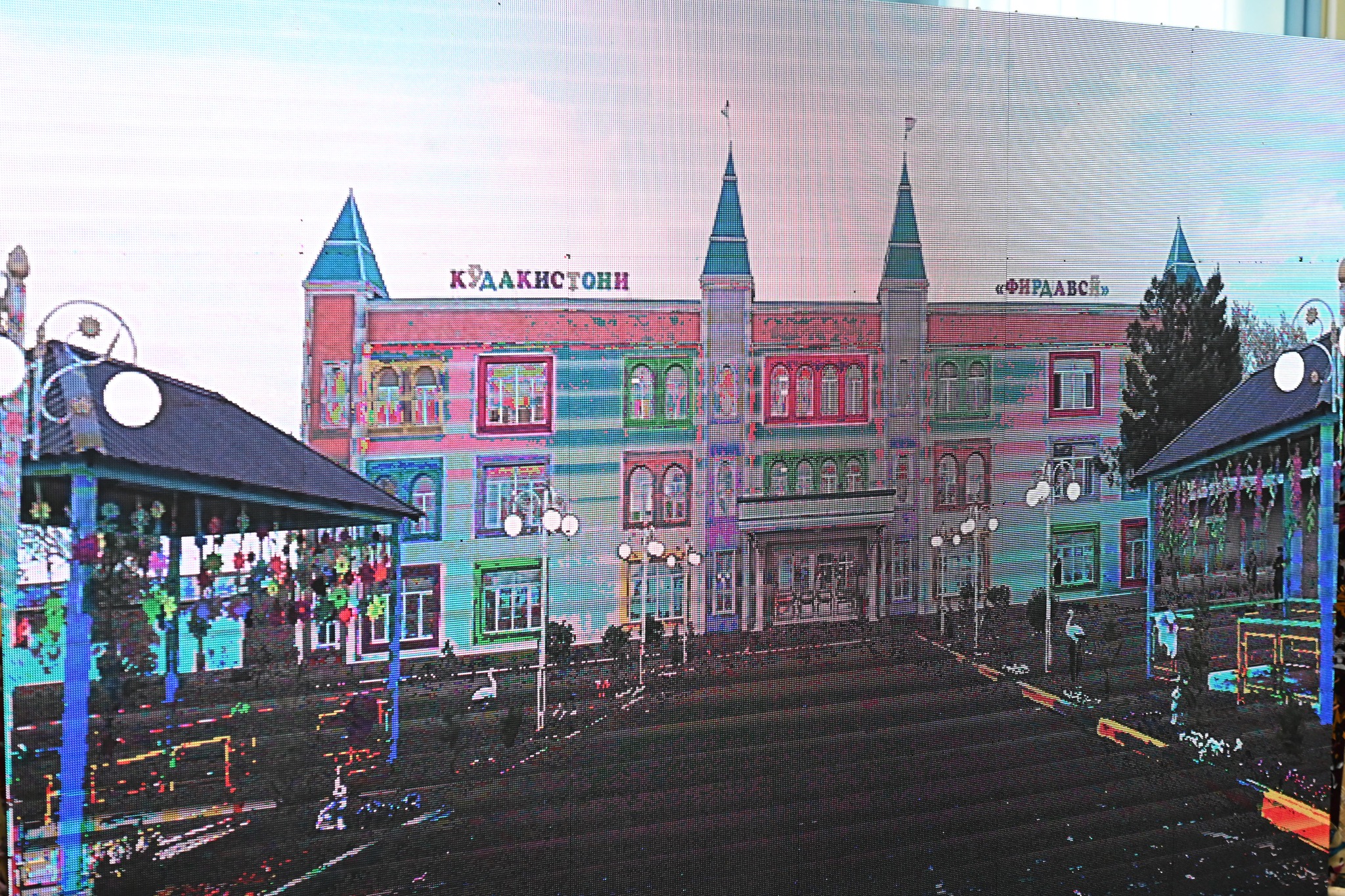 САРВАРИ ДАВЛАТ ЭМОМАЛӢ РАҲМОН ДАР НОҲИЯИ МАСТЧОҲ БИНОИ НАВИ МУАССИСАИ ТАҲСИЛОТИ ТОМАКТАБИИ №5-РО БА ТАВРИ ФОСИЛАВӢ ИФТИТОҲ НАМУДАНД img