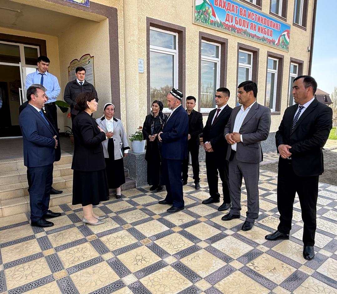 ИФТИТОҲИ ИНШООТИ НАВИ ТАЪЛИМӢ ДАР ШАҲРИ ИСФАРА ДАР ДОИРАИ САФАРИ ПЕШВОИ МИЛЛАТ МУҲТАРАМ ЭМОМАЛӢ РАҲМОН img